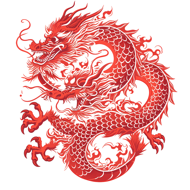 2024龙年神龙图腾龙形象3D立体素材
