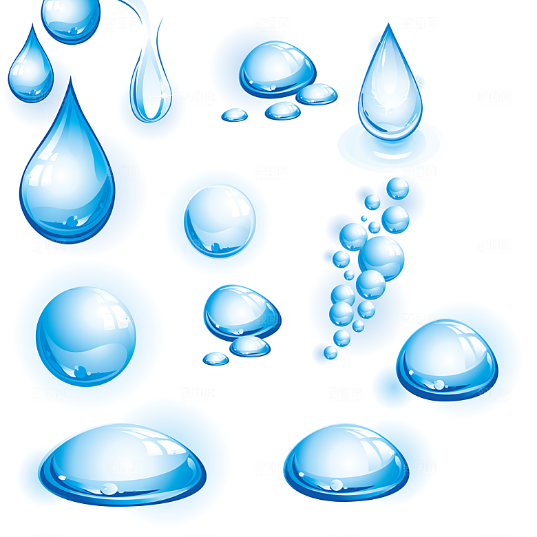 水素材水滴水花水波纹水浪花水花飞溅喷泉涌