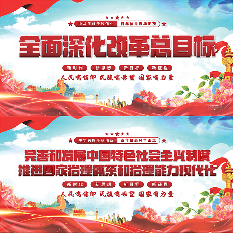 深化改革总目标模板系列