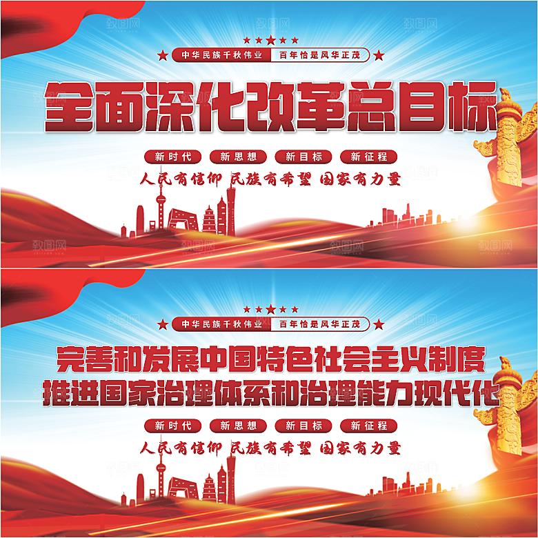深化改革总目标模板系列