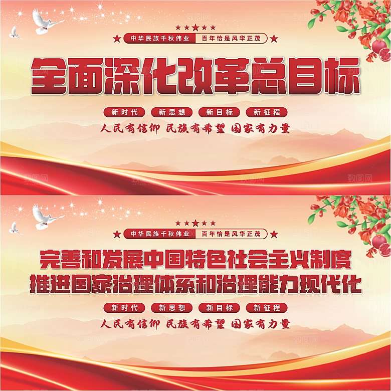 深化改革总目标模板系列