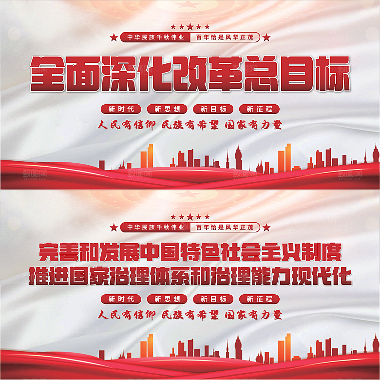 深化改革总目标模板系列