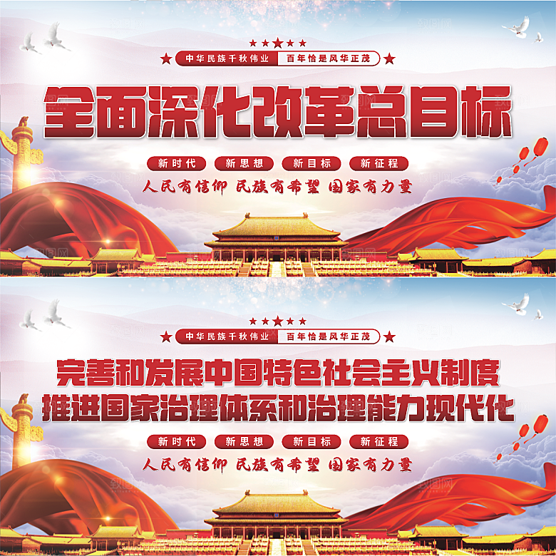 深化改革总目标模板系列