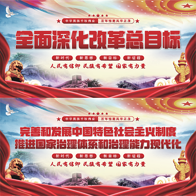 深化改革总目标模板系列