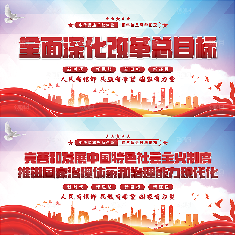 深化改革总目标模板系列