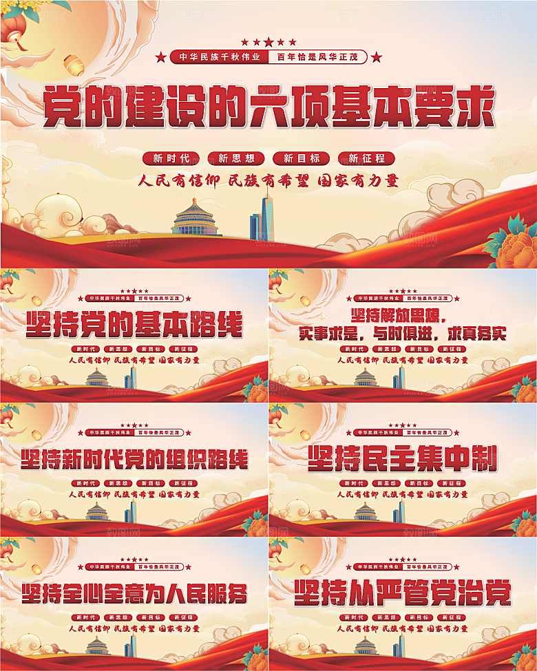 六项基本要求展板系列