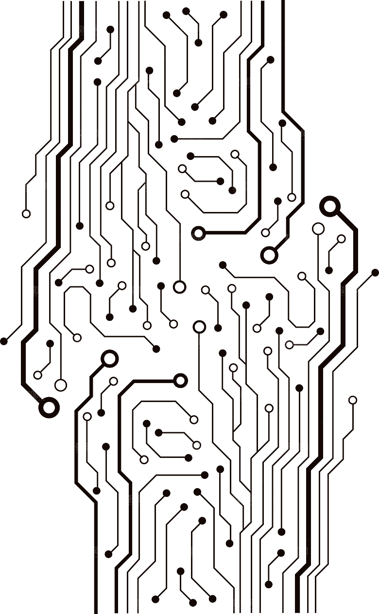 科技电路板线路图科技线条数字芯片图案素材