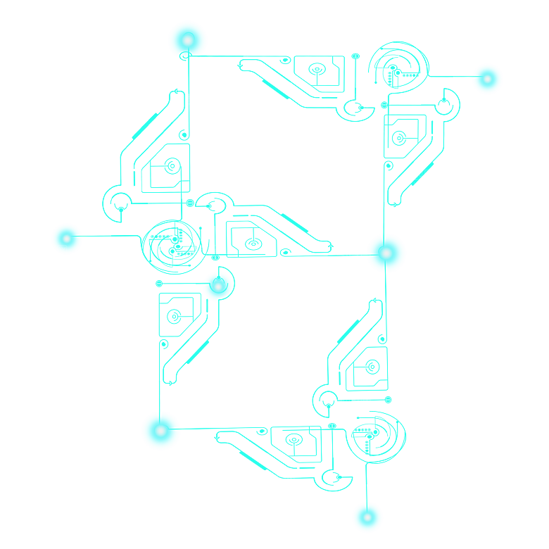 科技电路板线路图科技线条数字芯片图案素材