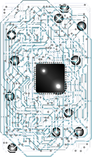 科技电路板线路图科技线条数字芯片图案