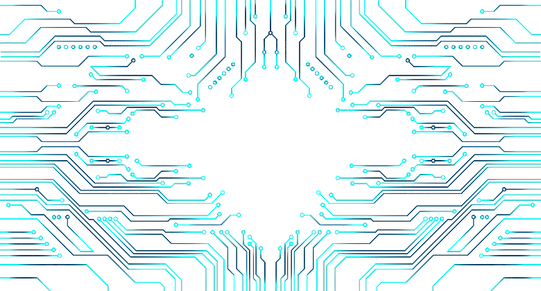 科技电路板线路图科技线条数字芯片图案