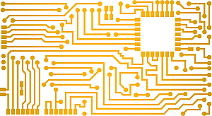 科技电路板线路图科技线条数字芯片图案