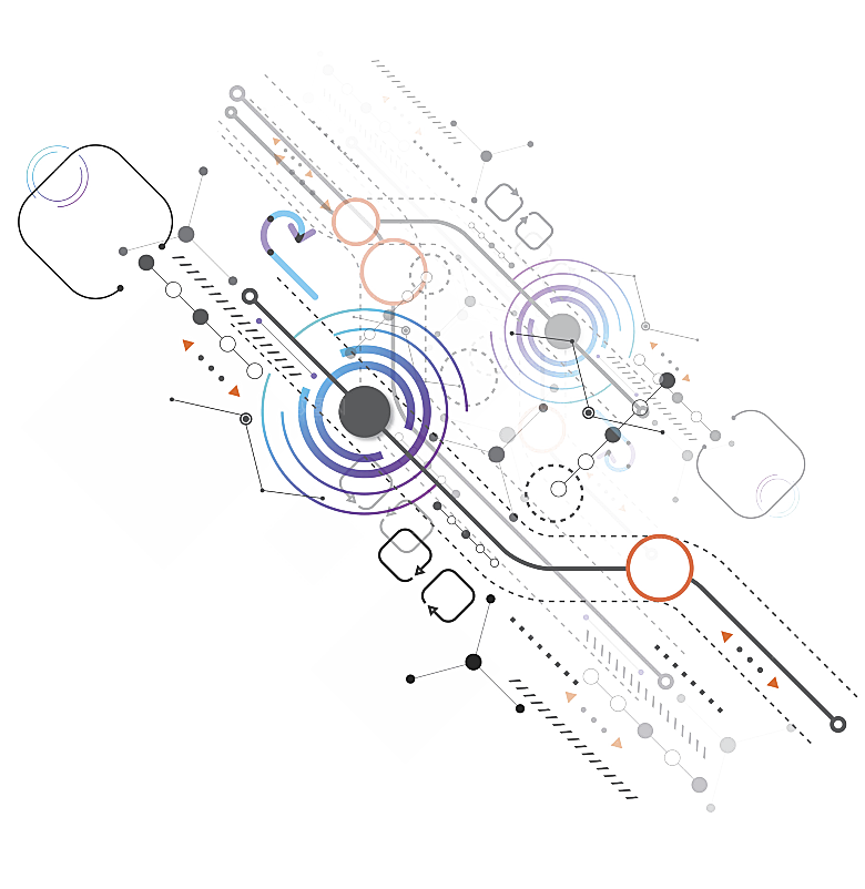 科技电路板线路图科技线条数字芯片图案素材