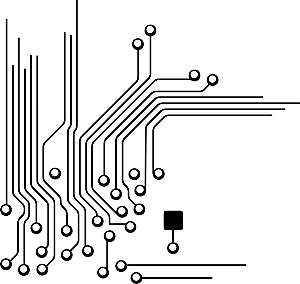 科技电路板线路图科技线条数字芯片图案