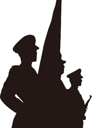 卡通红军士兵战士部队军人 革命人物