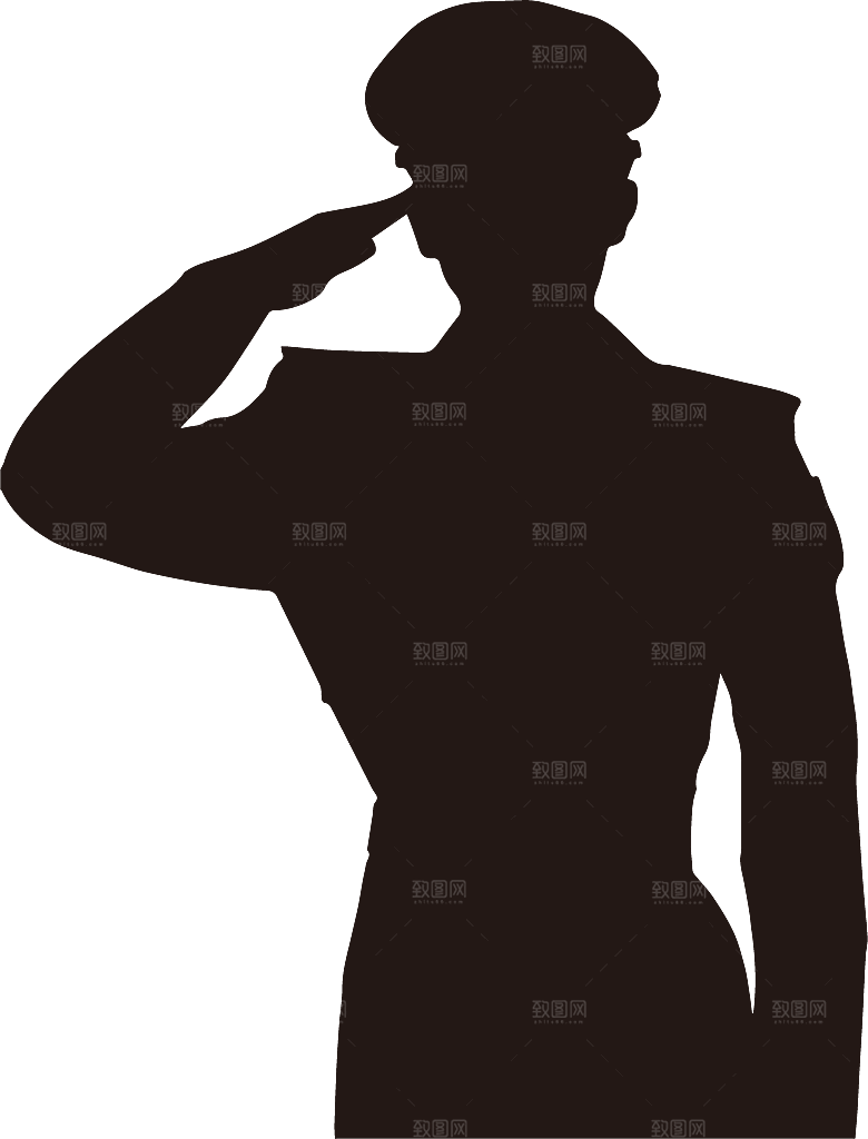 卡通红军士兵战士部队军人 革命人物素材