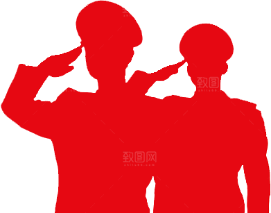 卡通红军士兵战士部队军人 革命人物素材