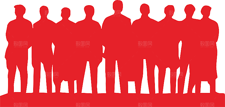 卡通红军士兵战士部队军人 革命人物素材