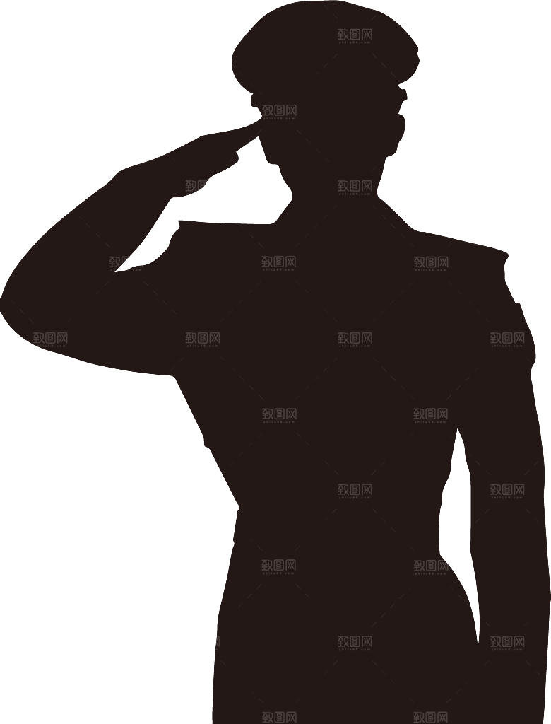 卡通红军士兵战士部队军人 革命人物素材