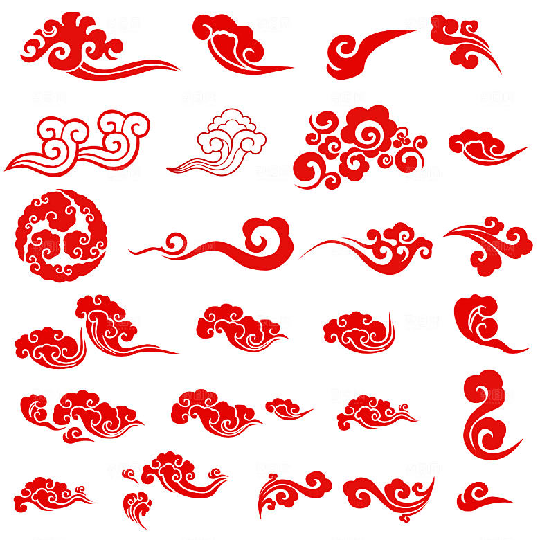 祥云底纹 祥云 云纹