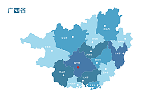 中国各省矢量高清形状图形地图