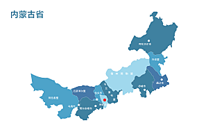 中国各省矢量高清形状图形地图