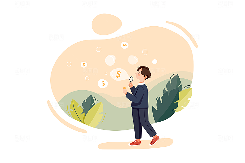 矢量卡通社交娱乐生活场景插画