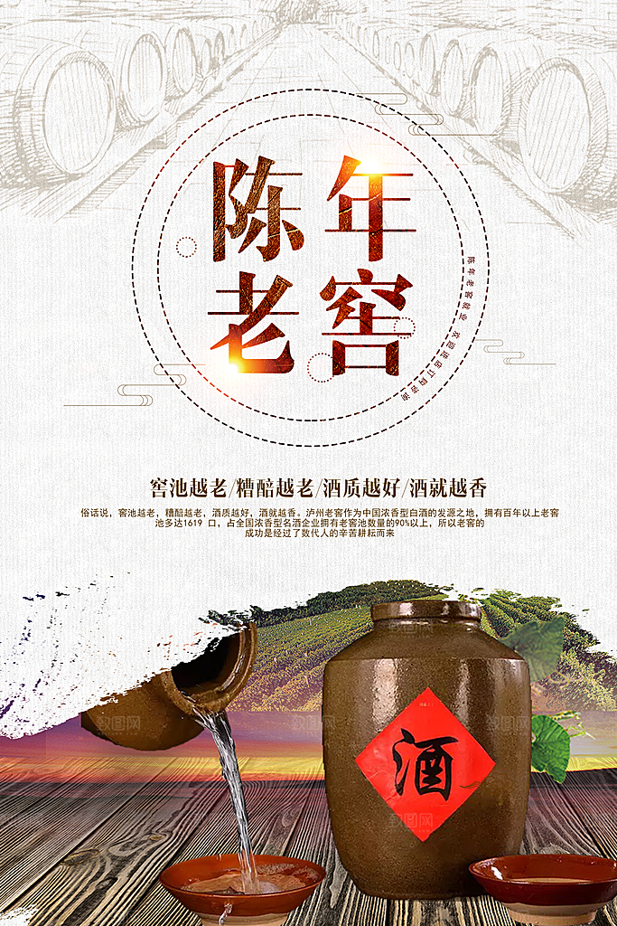 陈年老窖宣传海报