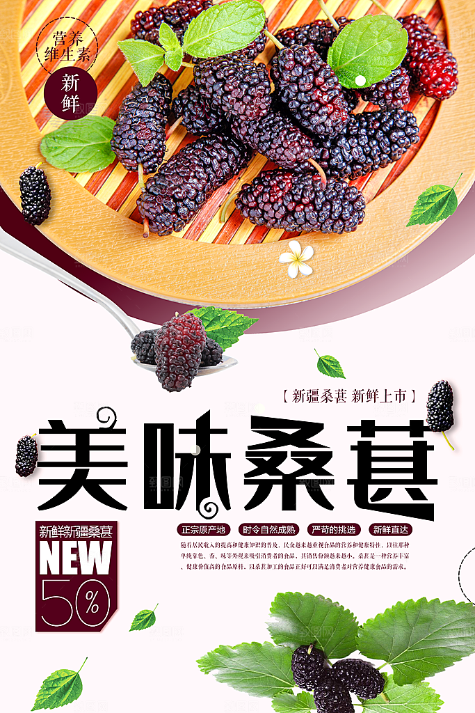 新疆桑葚新鲜上市