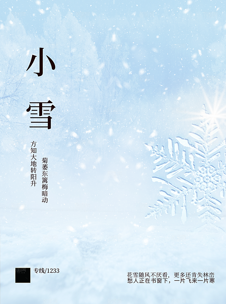 中国二十四节气小雪