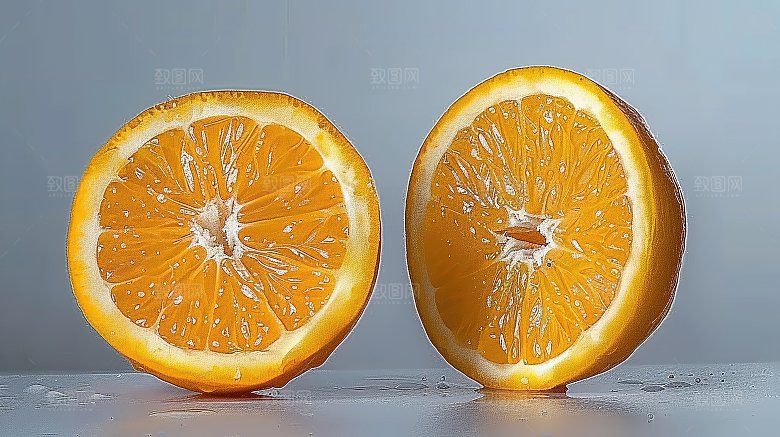 橙子柑子清新果肉橘子果汁可口鲜甜水果
