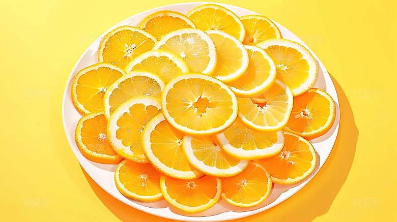 橙子柑子清新果肉橘子果汁可口鲜甜水果