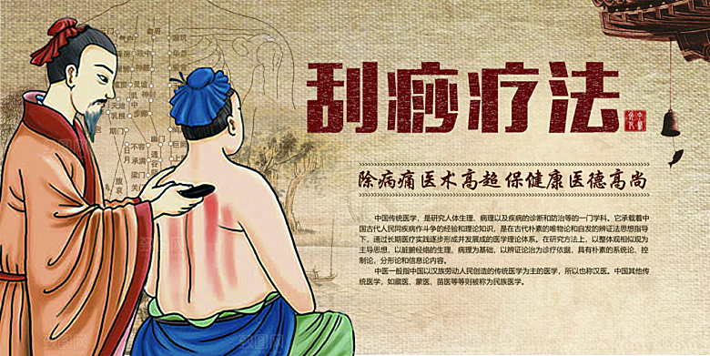 中医养生刮痧疗法