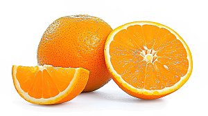 橙子新鲜水果美味健康维c绿色高清果肉