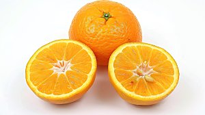 橙子新鲜水果美味健康维c绿色高清果肉