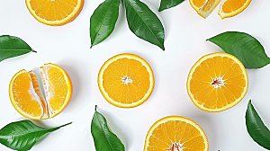橙子健康橘子水果营养果肉美味绿色柑橘鲜香