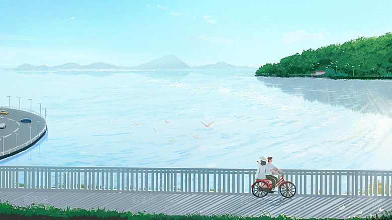 清明节节日海报素材背景