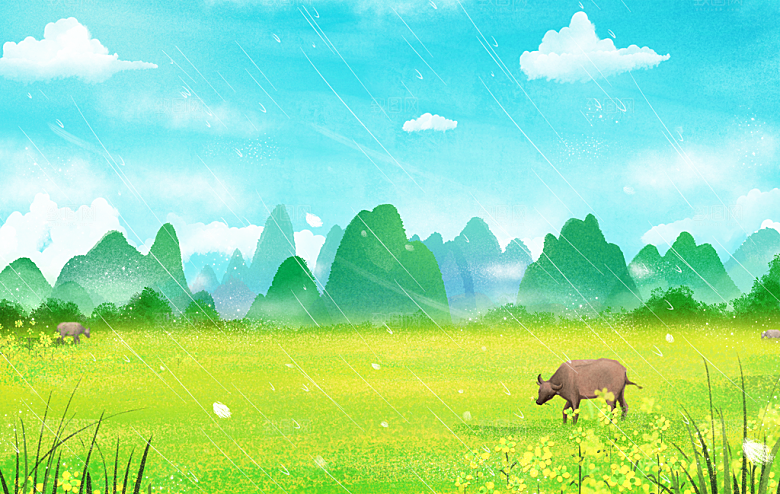 清明节节日海报素材背景