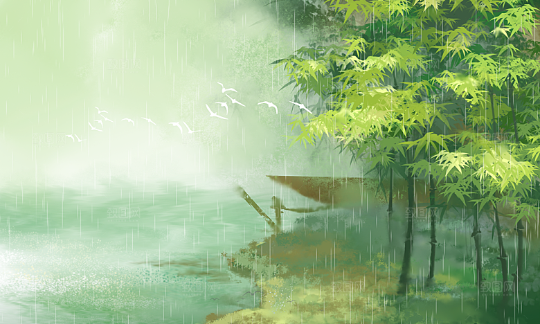 清明节节日海报素材背景