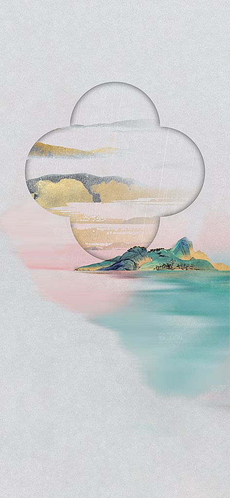 清明节节日海报素材背景