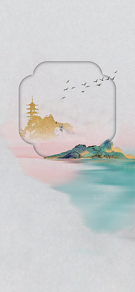 清明节节日海报素材背景