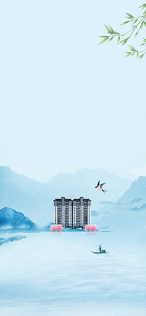 清明节节日海报素材背景