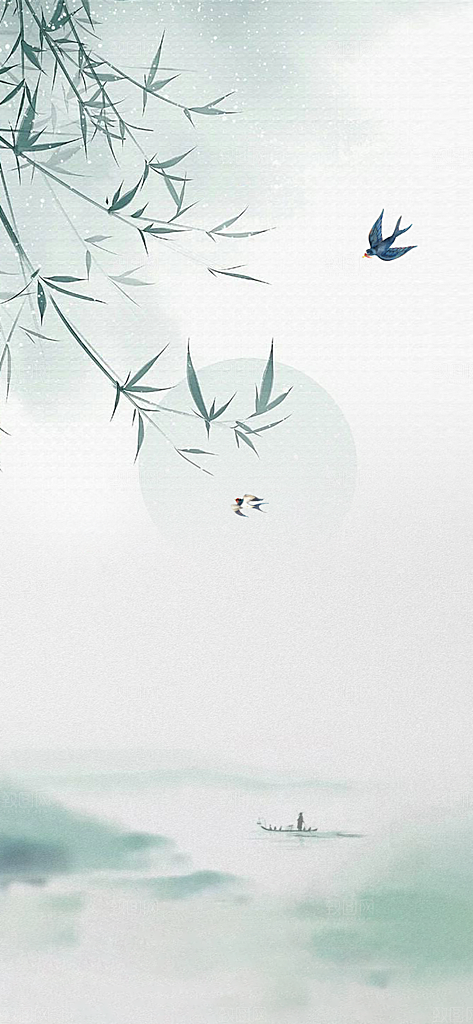 清明节节日海报素材背景