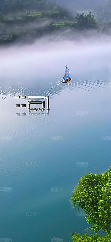 清明节节日海报素材背景