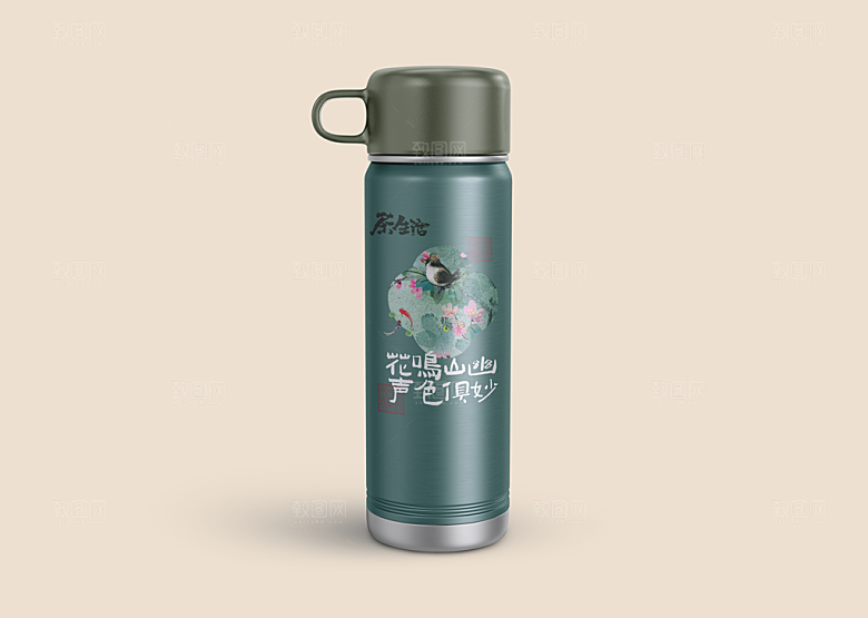 中式礼盒包装VI智能贴图样机品牌