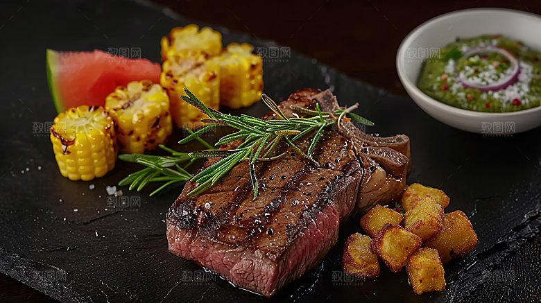 黑椒摄影飘香牛排牛肉西式烤肉美食