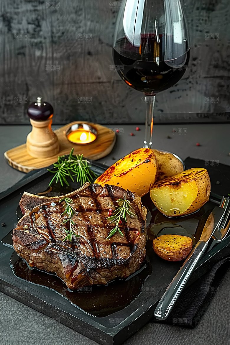 黑椒西式牛肉牛排烤肉摄影飘香美食美味
