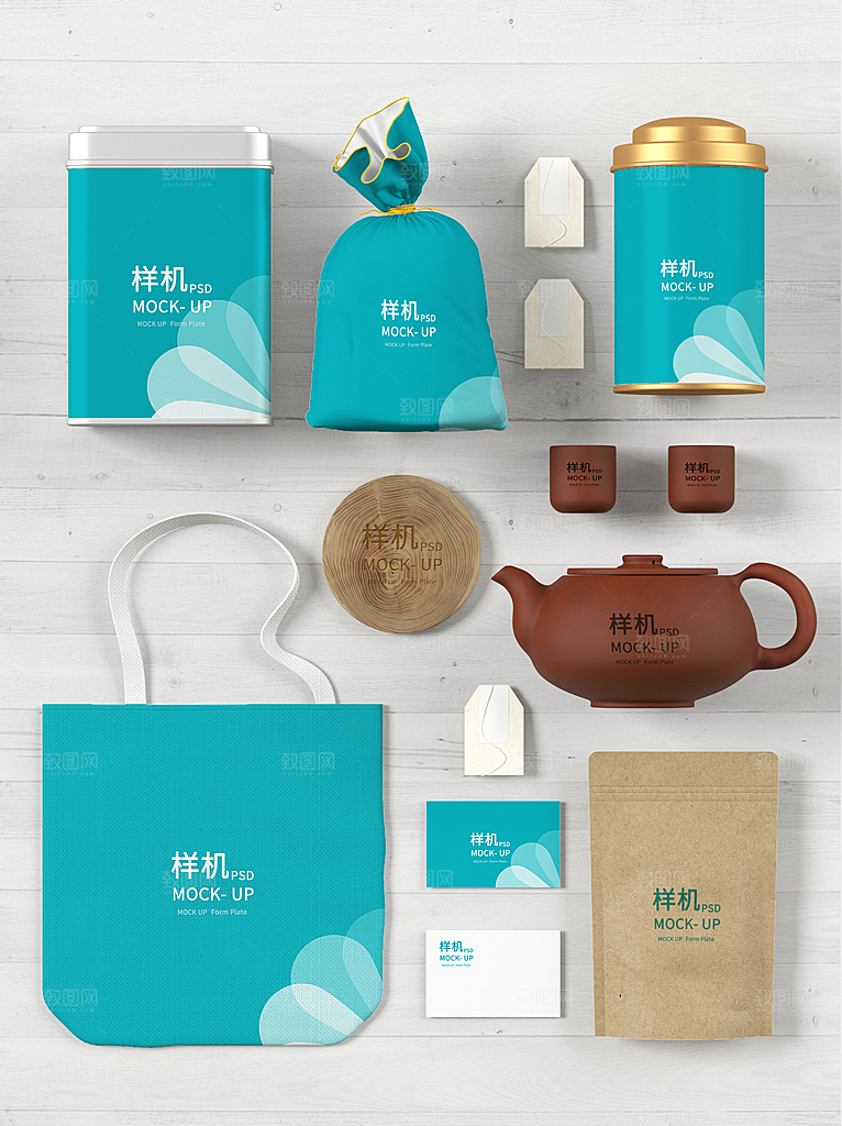 品牌包装创意袋装盒装罐装样机