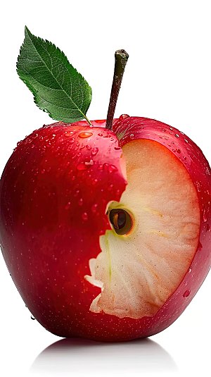 健康水果天然有机美味苹果新鲜红色