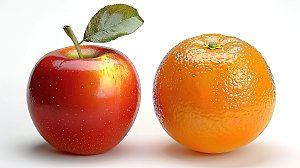 健康特写苹果新鲜水果红色有机天然美味