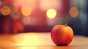红色健康新鲜苹果天然水果美味有机